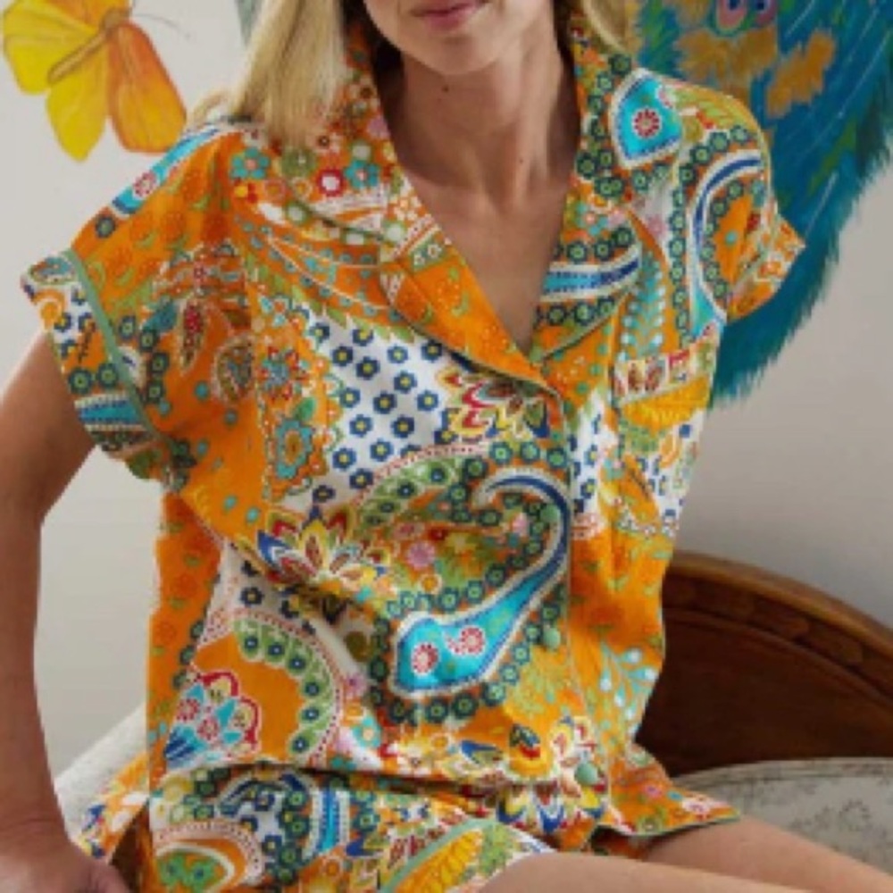 Matching short sleeve pajama set s/m